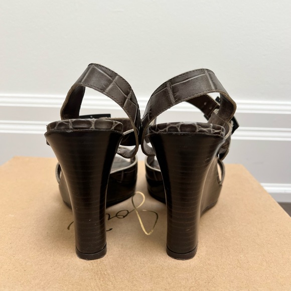 Laurèl alligator wedges - Picture 4 of 4